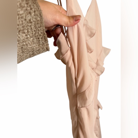 NWT Birdy Grey Valentina Chiffon Maxi Dress in Pale Blush - Picture 4 of 7